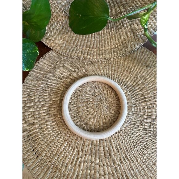 6” wide wooden circular craft dowel - Picture 1 of 8